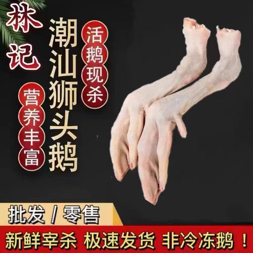 潮汕狮头鹅鹅掌大鹅掌食材