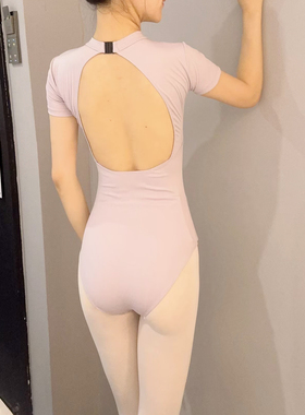 倚玲舞蹈艺考专业露背镂空连体衣女长袖紧身显瘦芭蕾舞服训练8色