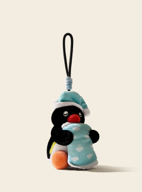 正版pingu企鹅玩偶包包挂件书包