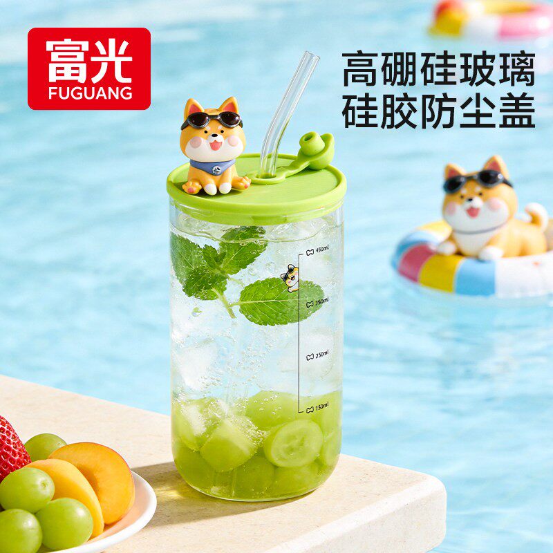 富光2024新款玻璃水杯图片