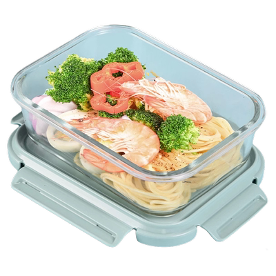 富光玻璃饭盒可微波炉加热专用分隔带盖上班族带饭餐盒保鲜便当碗
