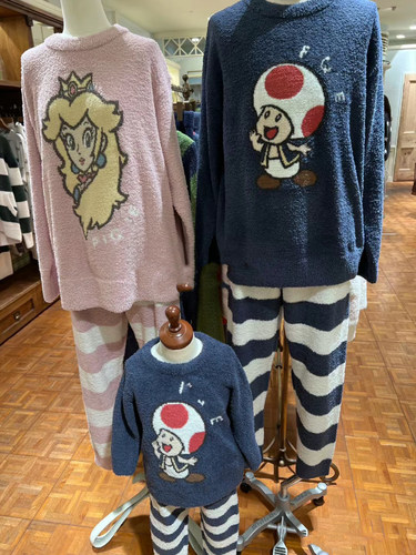 女半边绒睡衣家居服保暖
