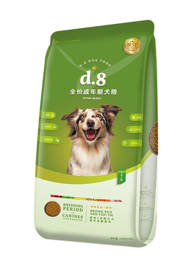 华宠成犬狗粮D8中大型犬阿拉斯加金毛萨摩耶通用天然粮鸡肉味30斤