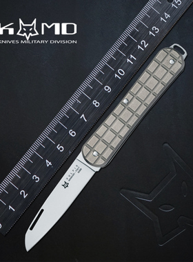 意大利FOX狐狸进口随身便携口袋刀迷你水果刀折刀M390钢钥匙扣刀