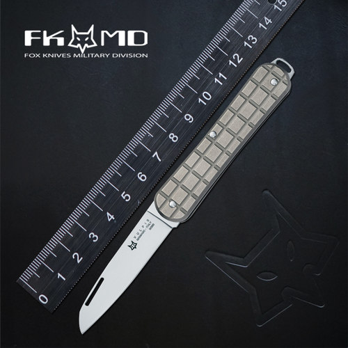 意大利FOX狐狸进口随身便携口袋刀迷你水果刀折刀M390钢钥匙扣刀