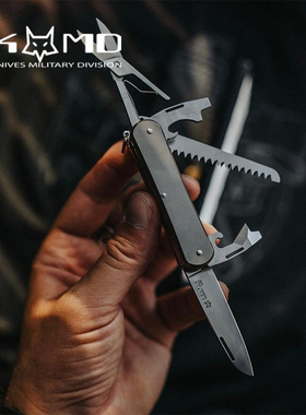 意大利进口FOX狐狸高端M390组合工具刀随身便携EDC多功能折叠刀钛