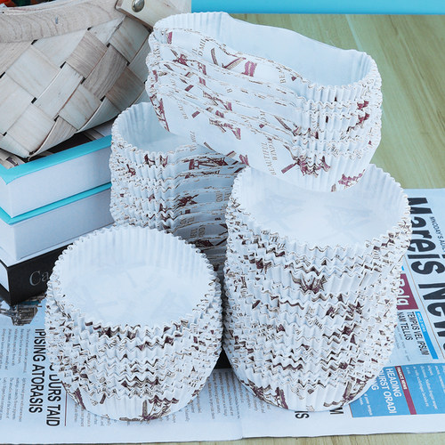 淋膜风车蛋糕纸杯不粘耐高温船型圆形烘焙面包热狗菠萝包圆形纸托