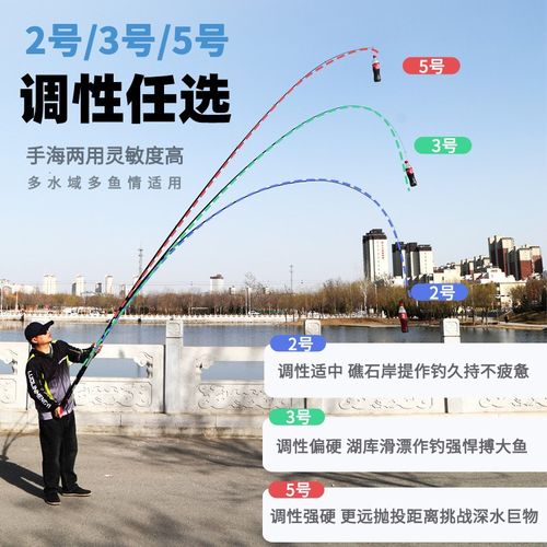 予作千川鲤鱼竿滑漂杆专用矶竿矶钓竿碳素超轻超硬海竿矶钓杆套装
