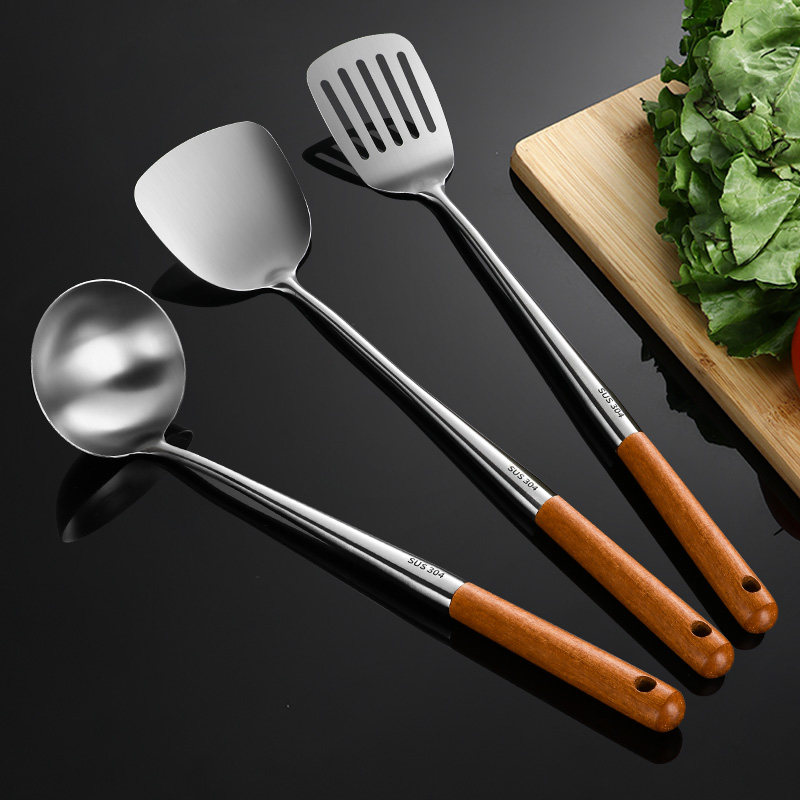 勺子锅铲炒菜铲子家用厨具炒勺304不锈钢锅勺套装汤勺厨房,厨房/烹饪用具,全套勺铲,淘宝优惠券,粉丝福利购,淘宝优惠卷