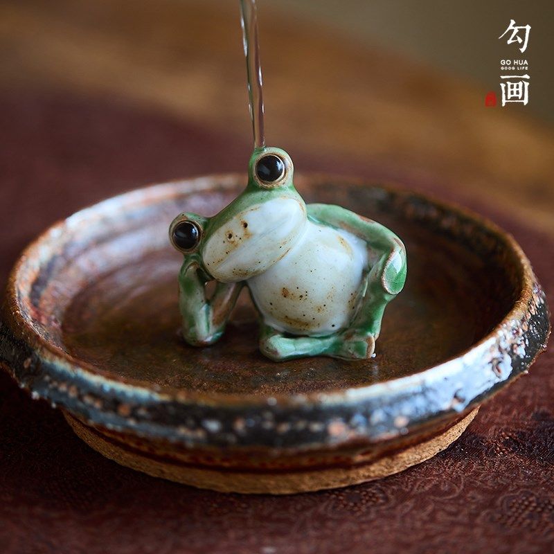 小青蛙茶宠摆件精品可养斜插线香香插可爱茶桌小件茶从茶道茶玩,餐饮具,茶道/香炉,淘宝优惠券,粉丝福利购,淘宝优惠卷