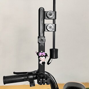 电动车撑伞支架可折叠可爱卡通自行车婴儿推车撑伞固定神器支撑架