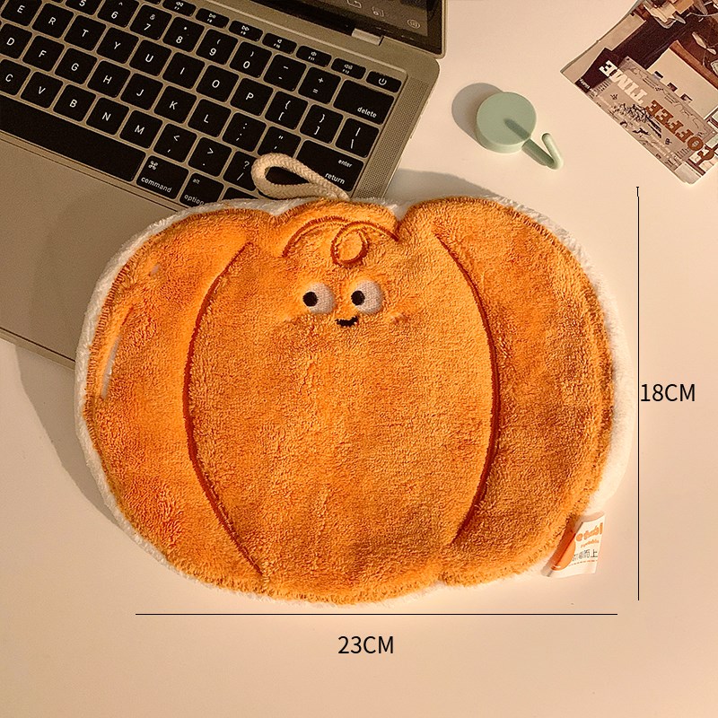 创意蔬菜擦手巾挂式可爱卫生间吸水速干毛巾手帕厨房不发臭搽抹布