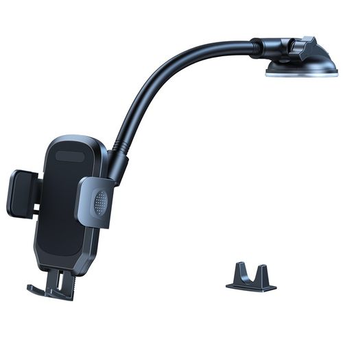 铝合金软管加长吸盘车载手机支架中控台吸盘手机支架仪表台导航架