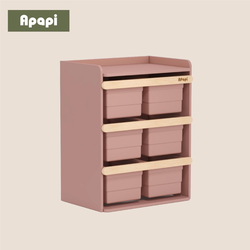 实木儿童玩具收纳箱整理盒储物柜宝宝衣柜置物架幼儿园书架