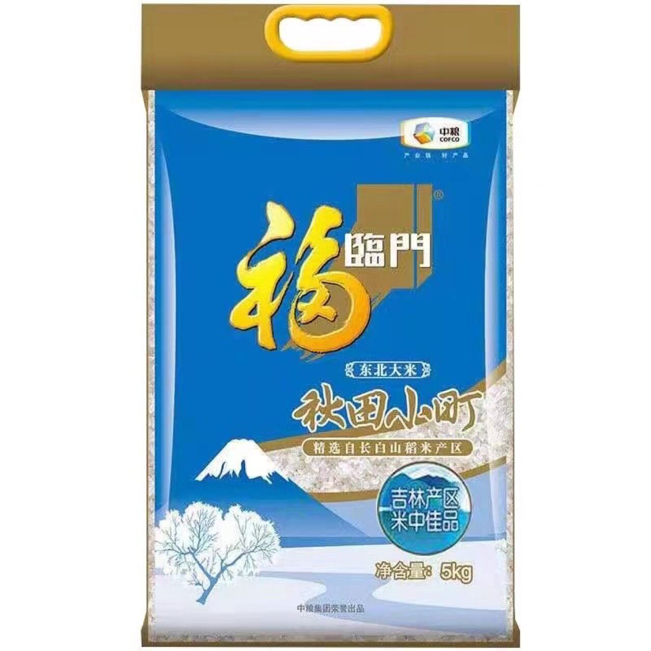山姆超市福临门秋田小町东北大米10斤家用好米颗粒饱满软糯弹牙米
