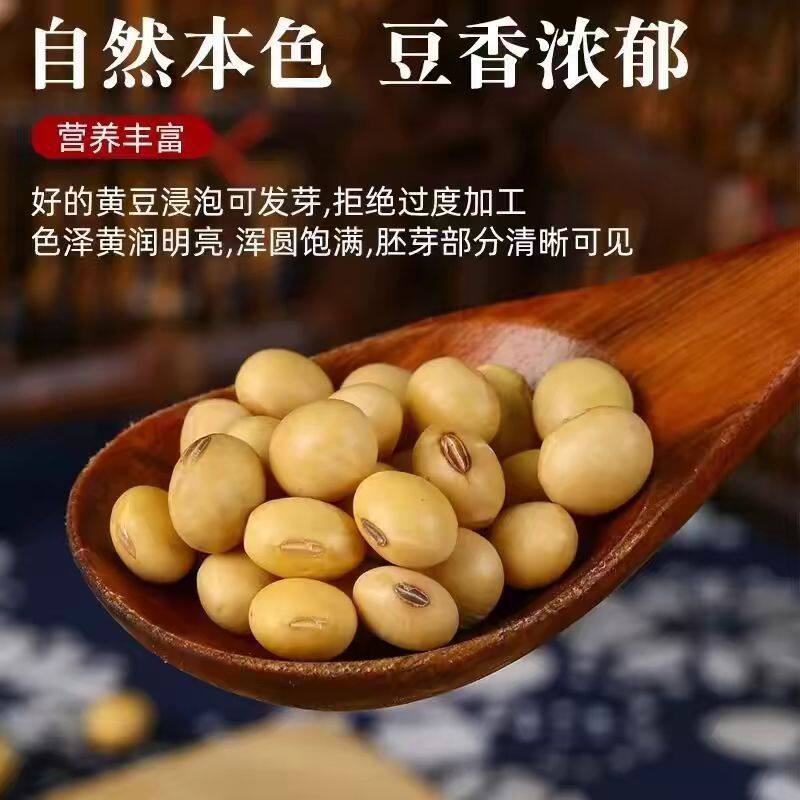 山姆冠超市东北黄豆农家自种非转基因打豆浆 杂粮大粒新大豆大黄
