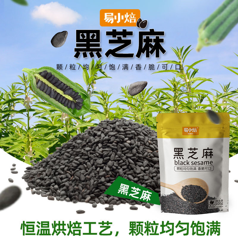 山姆超市易小焙黑芝麻烘焙蛋糕面包糕点类理想伴侣营养粗粮黑芝麻