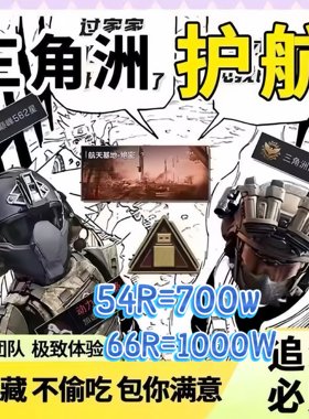 三角洲行动护航陪玩航天清图特色赌红趣味护航手游护航勇敢者