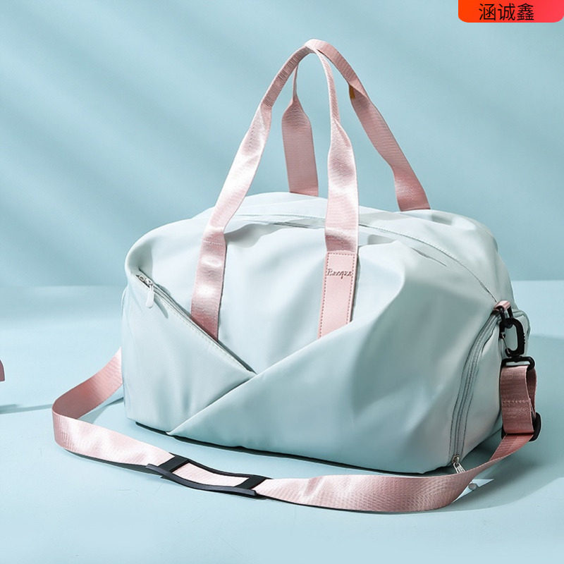 SWIMMING BAG WOMENS DRY AND WET SEPARATION FITNESS BAG MENS LARGE-CAPACITY SPORTS STORAGE BAG TRAVEL WATERPROOF BAG HAND LUGGAGE BAG