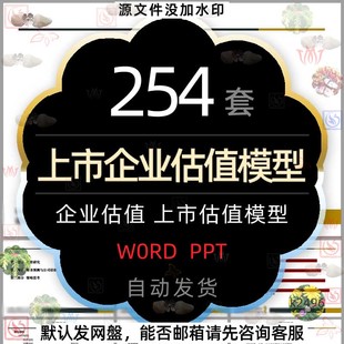PE企业估值VC投资创业上市公司融资DCF估值模型ppt财务评估报告2