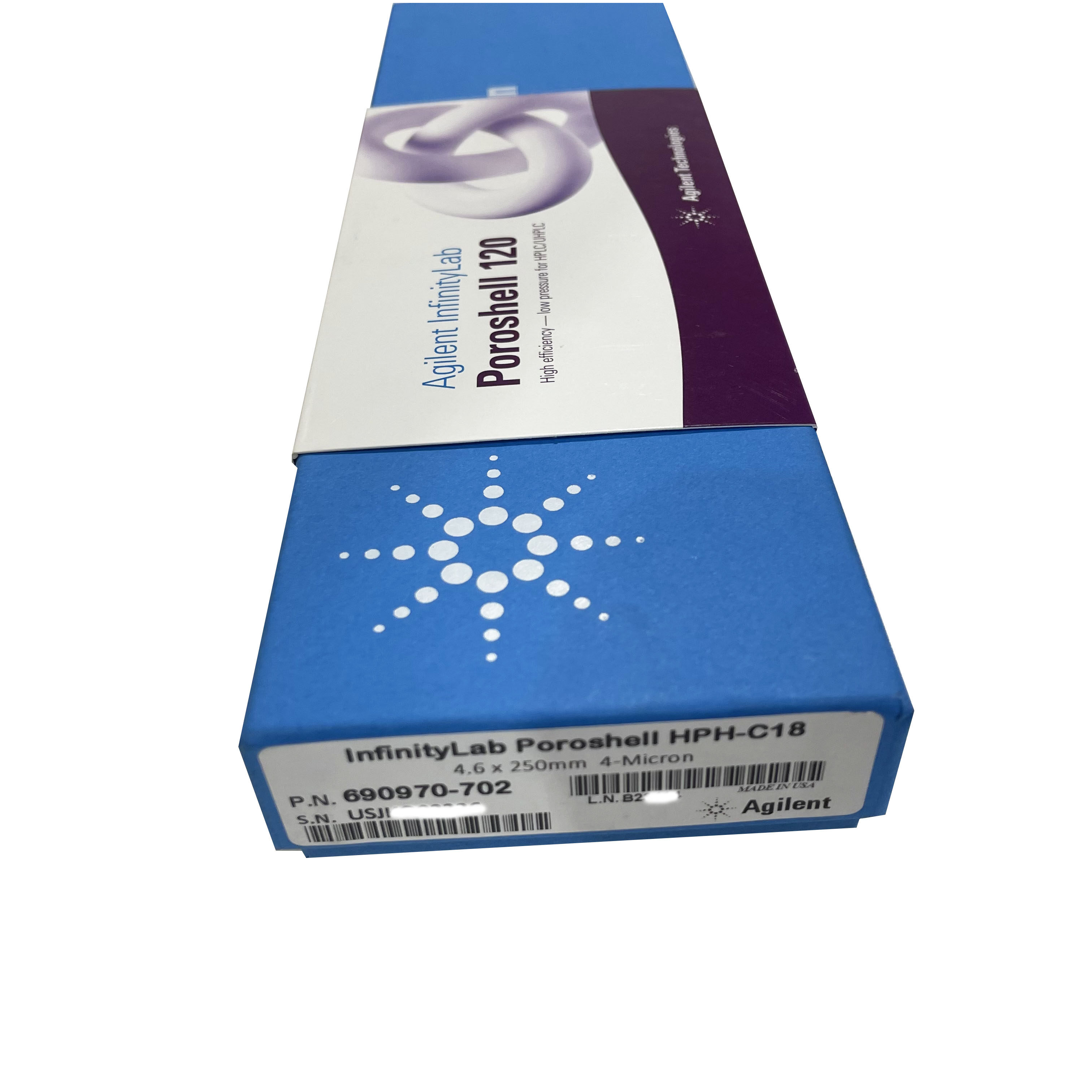 安捷伦690970-702色谱柱 hph-c18液相色谱柱 4.6x250mm 原装