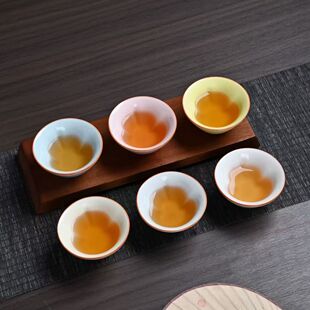 2026新款葫芦茶杯福禄杯轻奢汝窑主人杯创意功夫茶具汝窑斗笠杯
