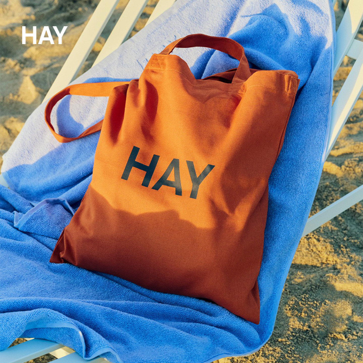 HAY Tote Bag 托特包字母logo彩色帆布袋单肩包通勤手提包电脑包
