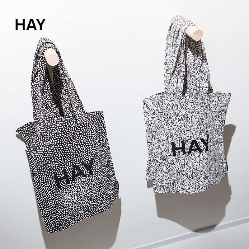 HAY Cotton Bag×Öĸlogo¹ºÎï´üµ¥¼ç°üÃÞ²¼´üÓ¡»¨