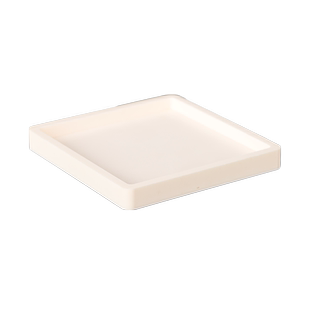 99氧化铝刚玉匣钵 耐高温可叠成可做承烧台科研专用 105x105x12mm