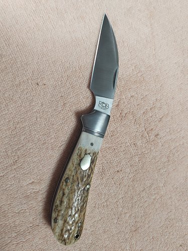 户外随身折叠鹿角D2高硬度进口锋利手工精致家用口袋刀小刀水果刀