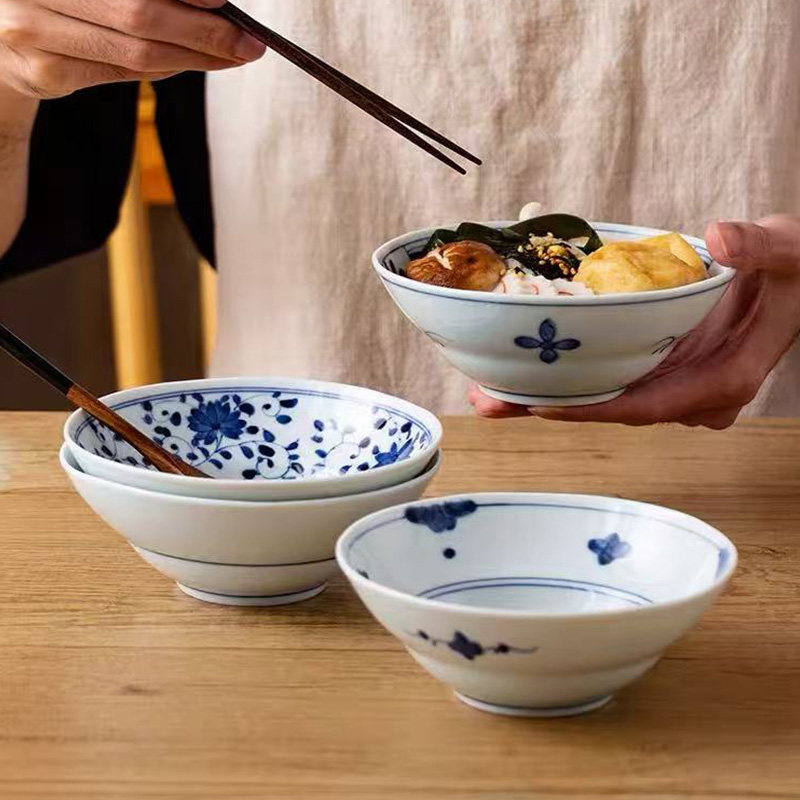 日本进口小碗家用饭碗陶瓷碗日式碗小号汤碗面碗米饭碗水果沙拉碗