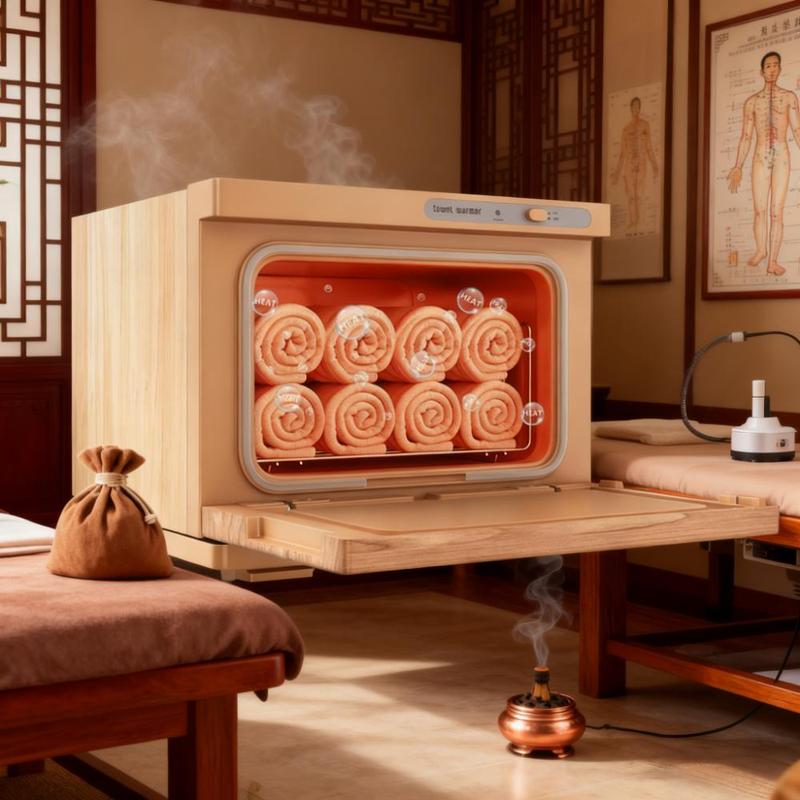 保湿机双门砭石热敷包加热机迷你多功能湿毛巾加热消毒机小型