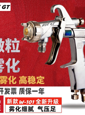 原装ZOE新款W-101喷枪油漆喷抢 喷漆工具家具汽车面漆气动喷漆枪
