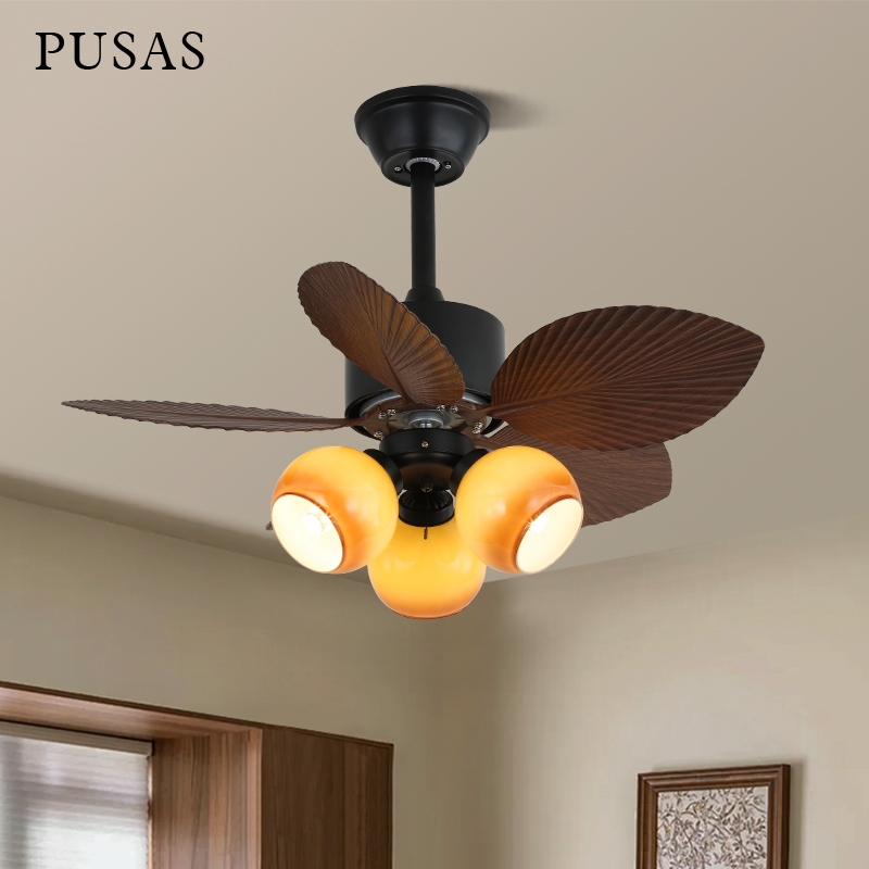 美式复古风扇灯中古餐厅灯2025新