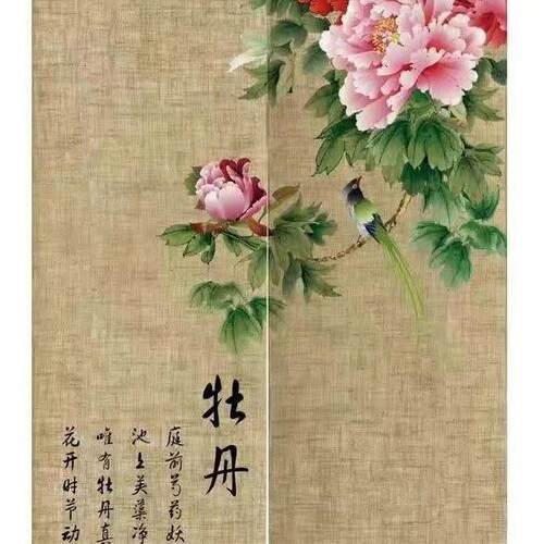 磁吸塑料门帘葫芦画卧室纱帘厨房