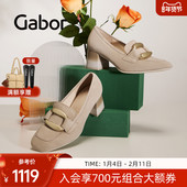 中口方跟优雅单鞋 Gabor德国嘉步45205单鞋 时尚