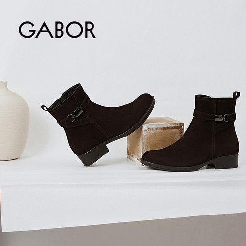Gabor嘉步短靴低跟靴子