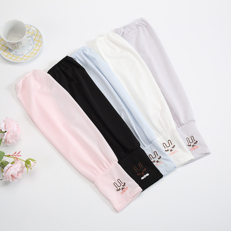 兔子防晒冰袖加大透气薄款宽松护