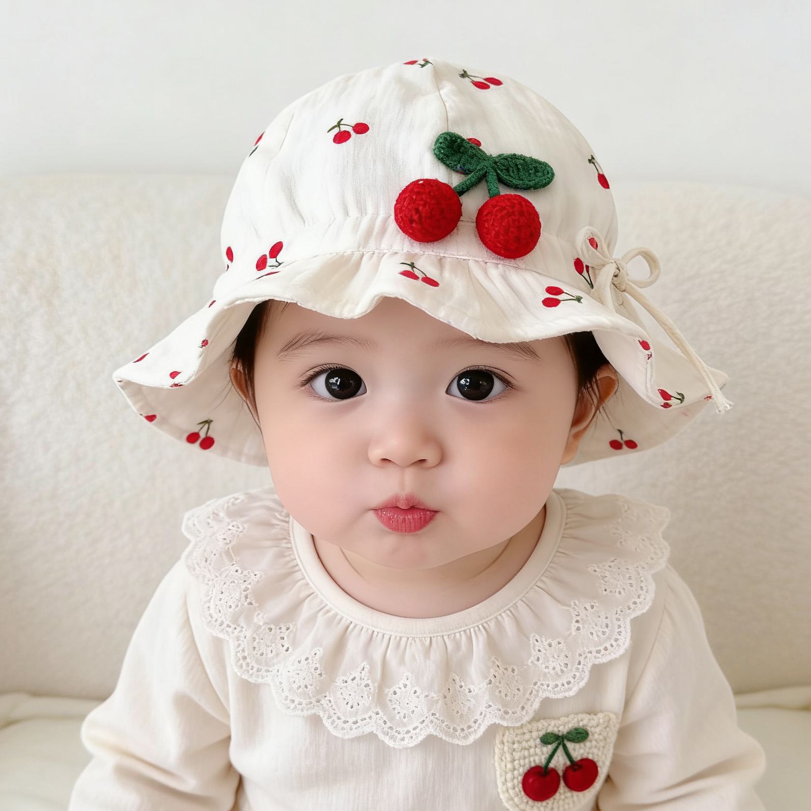 短檐婴幼儿帽子春秋薄款遮帽子