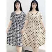 棉绸睡裙夏季 可外穿家居服 大码 女2025新款 不带胸垫防凸点睡衣薄款