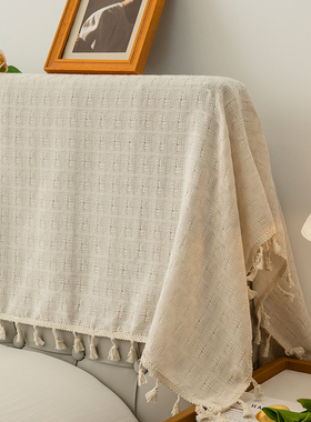 奶油ins风博主床头套罩防尘盖巾法式蕾丝沙发靠背镂空布艺床头