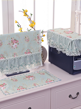 电脑布桌主机防尘罩2025新款台式显示器屏幕保护套防尘盖布遮尘布