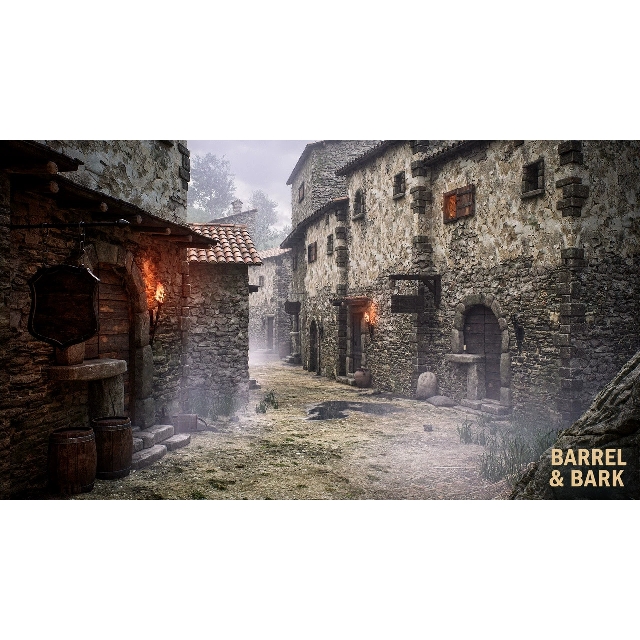 UE5.5中世纪意大利城镇村Medieval Italian Village Environment