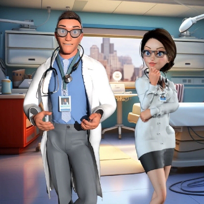 CC4 Iclone8人物素材之 卡通男女医生 人物 衣服 配件