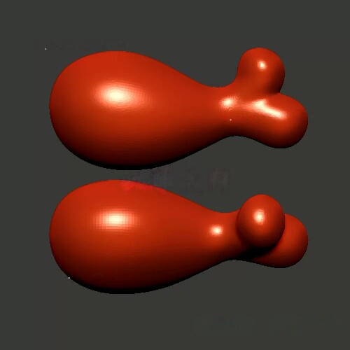鱼玉雕木雕手把件三维立体图圆雕图四轴雕刻机stl文件3d模型4342图片
