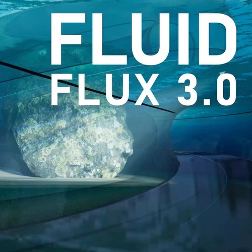 UE5.3-5.6流体交互海洋河流入海水下玻璃岛教程Fluid Flux V3.04