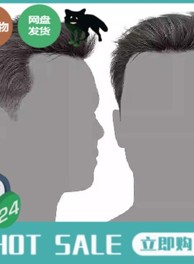 3DScanStore毛发 男 短 写实风格 3D模型