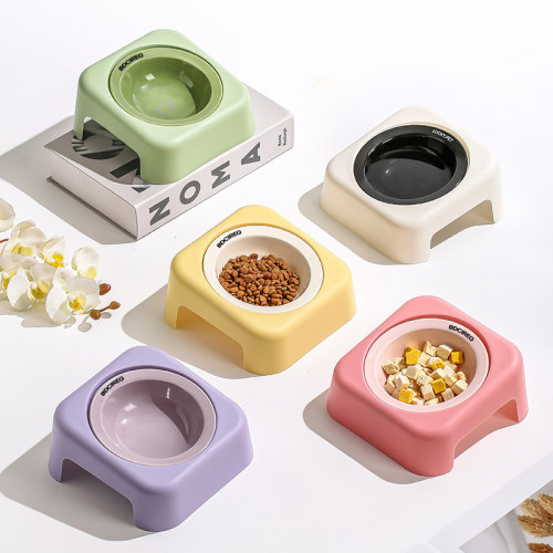小型犬陶瓷碗BD猫咪碗增高防打翻
