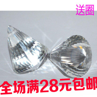 水晶灯饰钻石球珠帘门帘散珠玻璃diy手工串珠珠子材料水晶灯吊坠