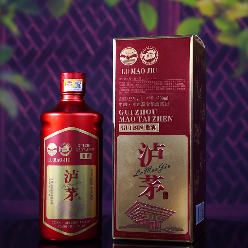 泸茅酒（贵宾）53度500ml贵州传统工艺酿造大曲酱香型白酒单瓶装